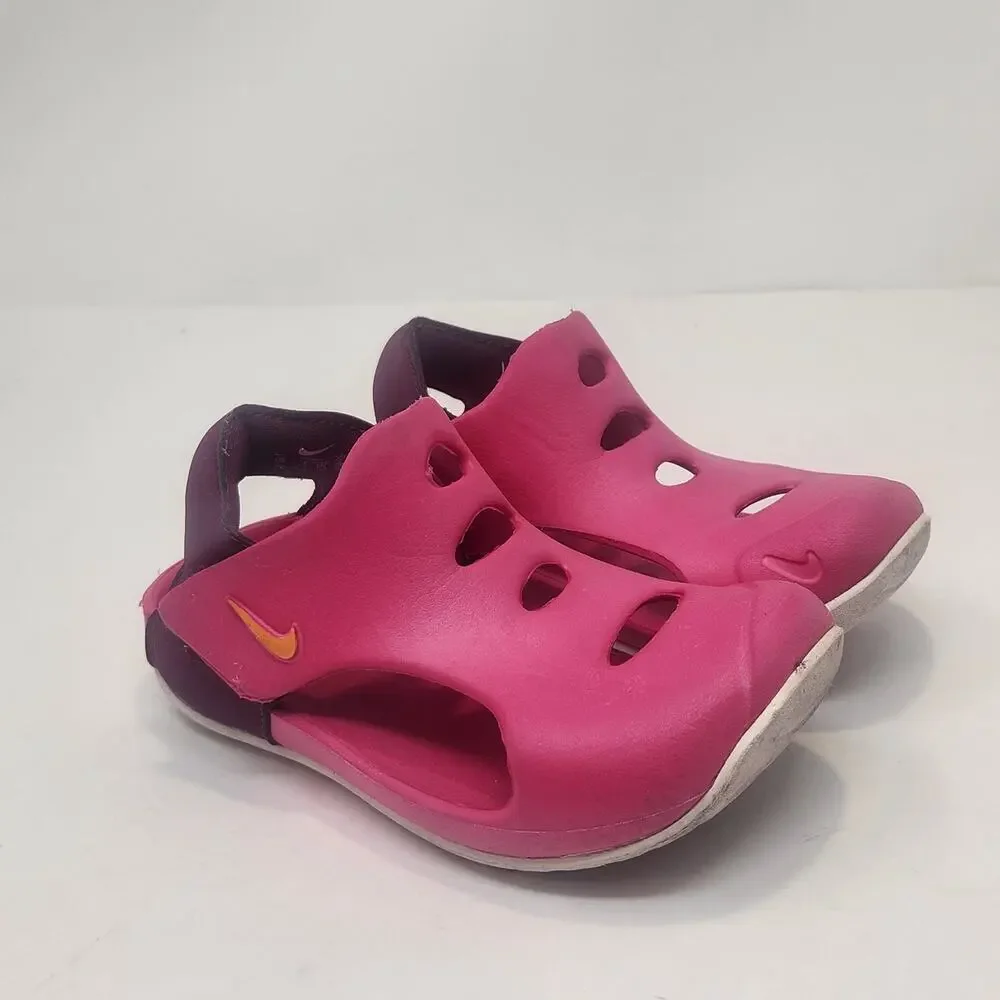 Nike Sunray Protect 3 Pink Sandals Outdoor Play Shoes Child Kids Size 10C